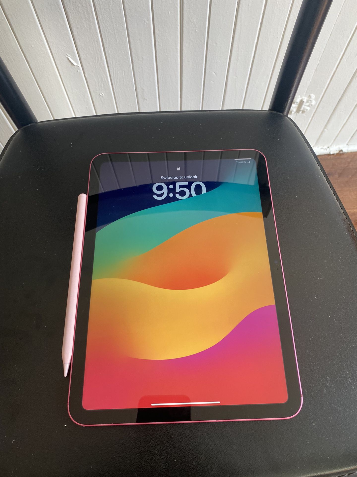Pink Apple 10.9-inch iPad with pink apple pen (10th Gen, 256GB,data)