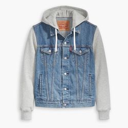 LEVI’S Men’s Hybrid Hoodie V Trucker Jacket