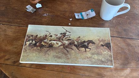 Native American Warrior Cavalry Canvas Print