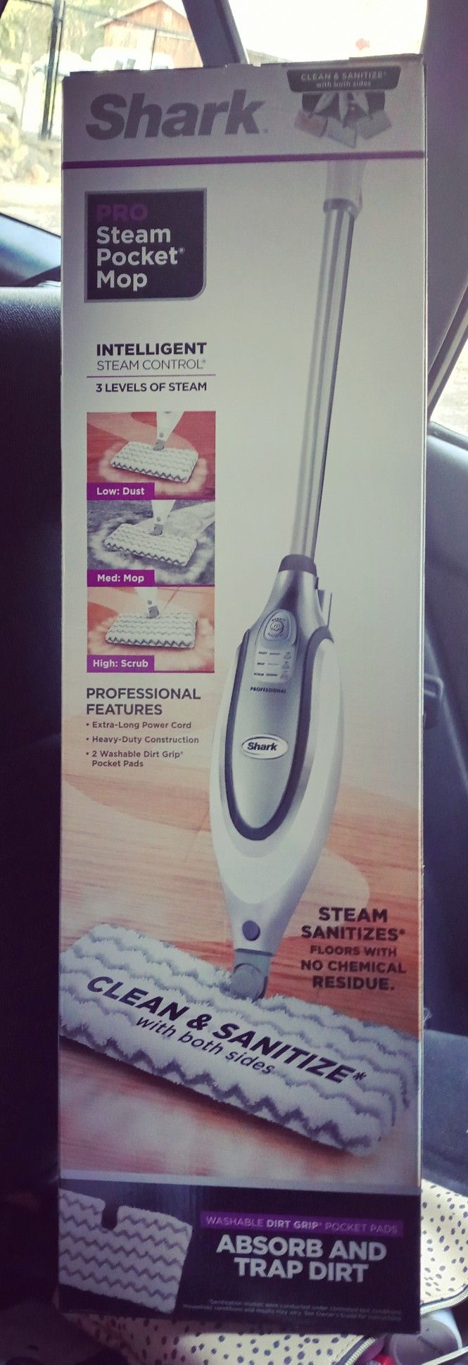 Shark PRO Steam Pocket Mop *New