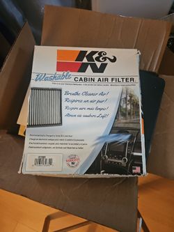 K&N Lifetime Washable CABIN AIR Filter Model VF2001