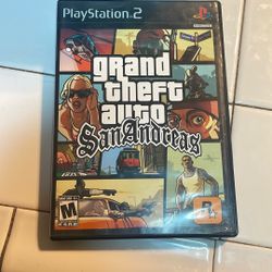 Ps2 Grad Theft Auto San Andreas