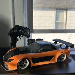 Han Mazda RX-7 RC Car – Fast & Furious Tokyo Drift – 8 Extra Tires – RTR