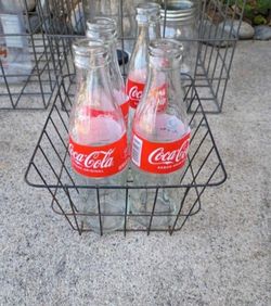 Vintage Wire Baskets 2 Large - 2 Small