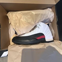 Jordan 12 Red Taxi Flip New With Box