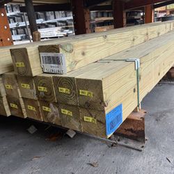 6x6x12FT TREATED $38.99 EA. 