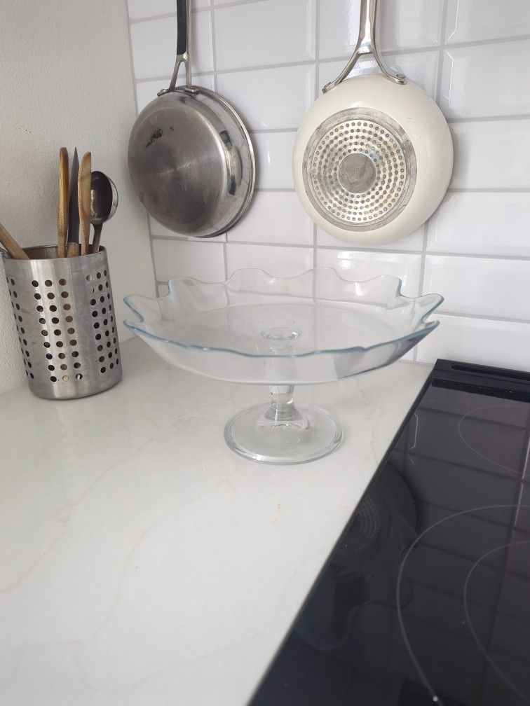 Glass Cake Plate