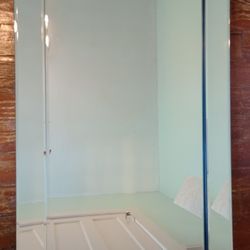Vanity Mirror Beveled Glass 36" x 24" *25.00* Home and Garden Home Decor