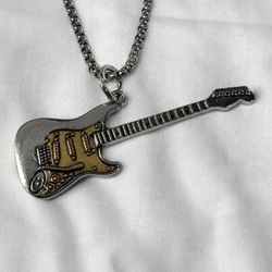 Rock Guitar Pendant 