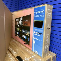 65” SAMSUNG CRYSTAL DU7200 4K HDR SMART TV