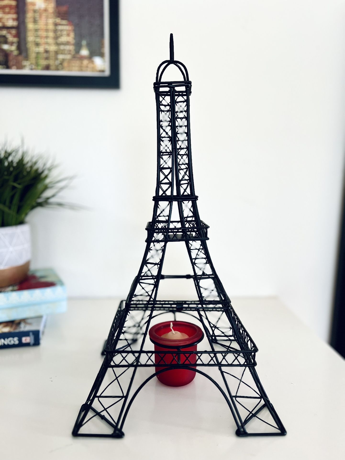 Candle Holder Stand Eiffel Tower