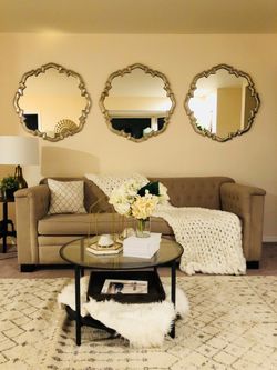 Modern Sleek Glass Top Coffee Table