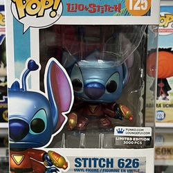 Funko POP! Disney Lilo & Stitch 125 "Stitch 626" Metallic LE 3000