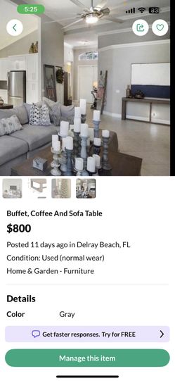 Sofa Table