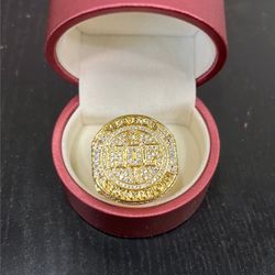 HALL OF FAME X POLO G Gold Plated Championship Ring