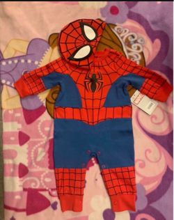 Spider-Man baby costume set