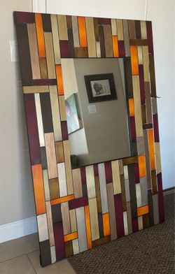 59"x39" Large multicolor mirror
