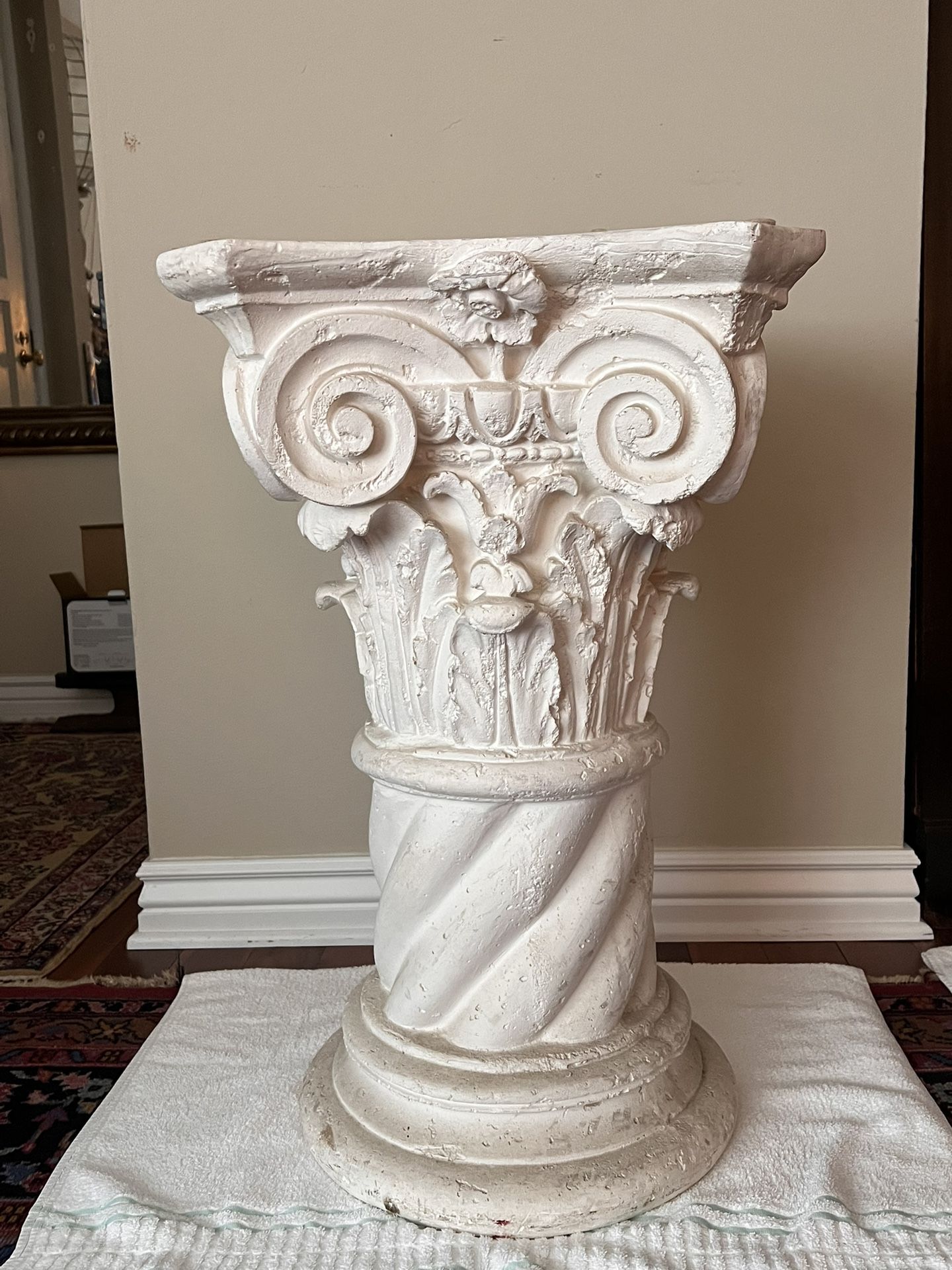 Plaster Table Base