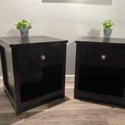 Solid Wood Nightstand Set - Free Delivery 