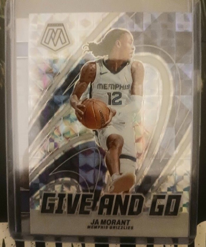 Really Nice Pair of Ja Morant Rookie Cards MINT