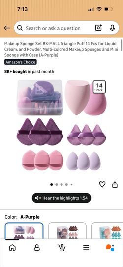 Makeup Sponge Set - 5 Boxes 