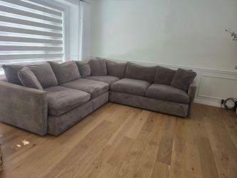 Crate Barrel Deep lounge sectional