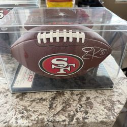 49ers Signed Football By Eric Reid