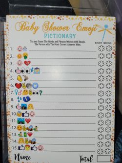 Baby Shower Game 