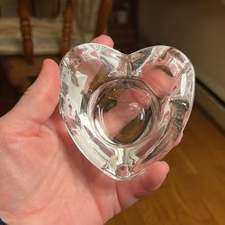 Yankee Candle Clear Heart Candle Holder
