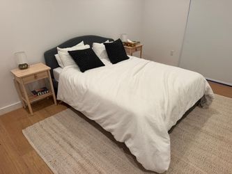 Full size bed + ikea frame
