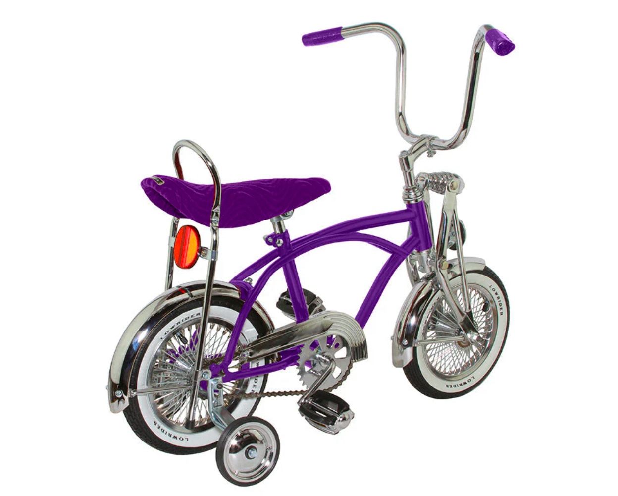 New 12 Lowrider Bicycle With Training Wheels