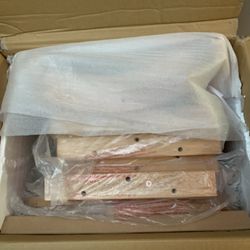 Costway Wood Vintage Windsor Dining Side Chair, Natural, Set of 2  $90