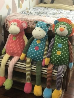 Big Teddy Monkeys and cow