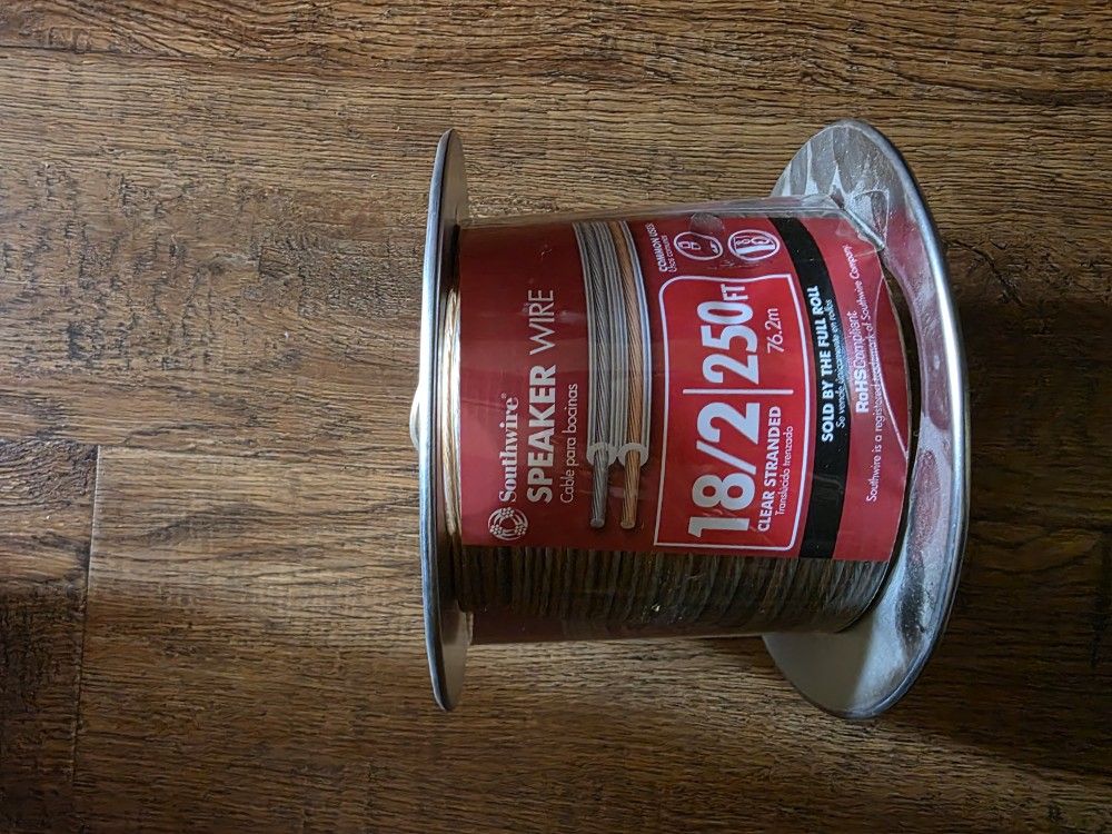 Wire For Speaker 18/2 250ft New
