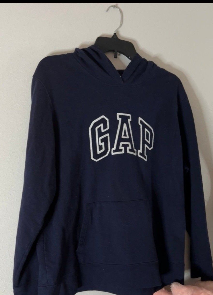Gap Women's Hoodie Xl Navy Blue