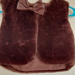 Girls velvet vest size 9