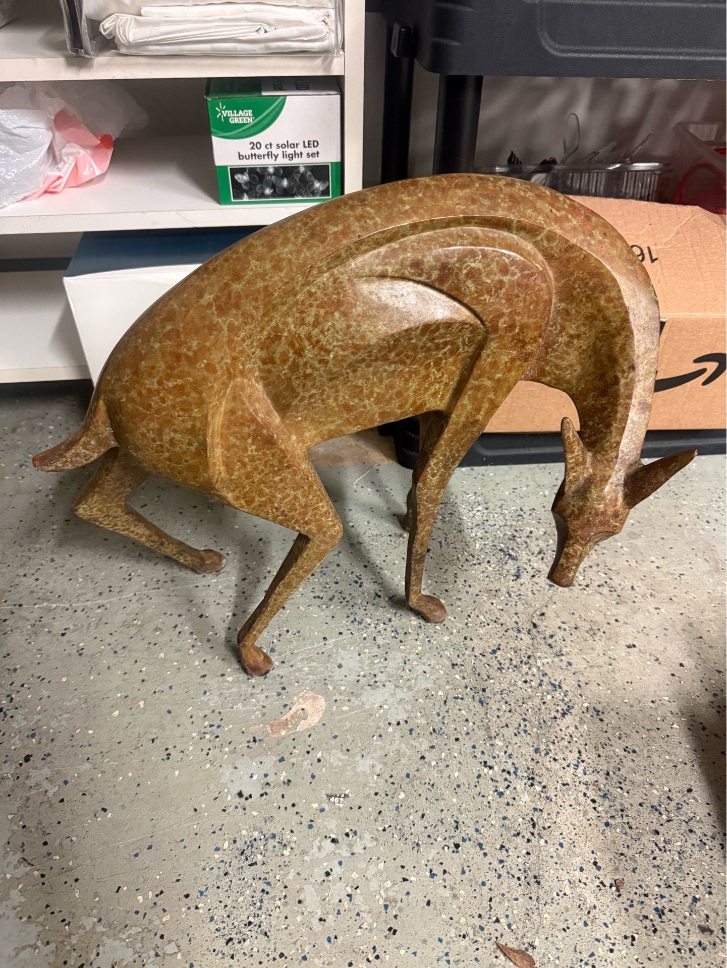 Heavy Hyena or deer statue