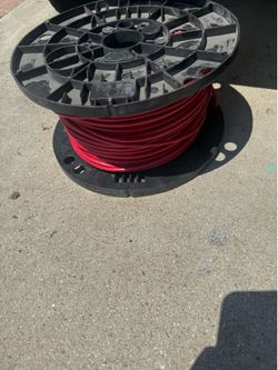 Giant CAROL Hookup Wire: 8 AWG Conductor Size, Red, 500 ft Overall Lg, 600 V Volt
