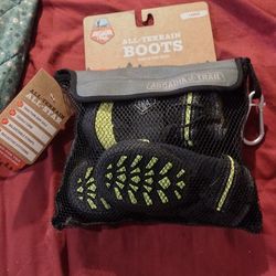 All terrain dog boots size Large