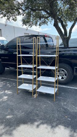 6 ft tall Shelfs 2X$99