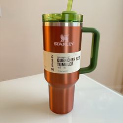 No Box - Lainey Wilson x Stanley - Limited Edition Rare - 40 Oz Watermelon Moonshine Quencher Water bottle Tumbler Rose Gold Pink Green