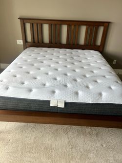 Beautyrest. PRESSURESMART LUX King size mattress with Organic Quilted Mattress Topper