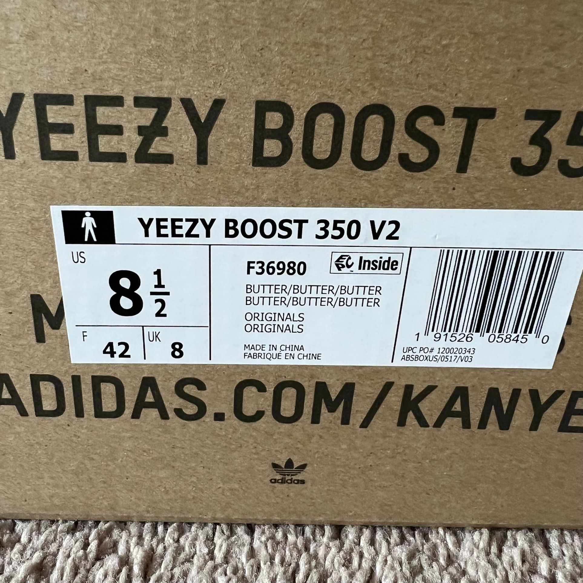 Yeezy Boost 350 V2 Kanye West YZY Men’s Butter Yellow Casual Tennis Shoes adidas Yeezy Boost 350 V2 In-Hand Review - JustFreshKicks main image 3
