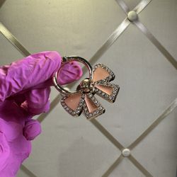 **Super Cute Pink Rhinestone Phone Charm Holder**  