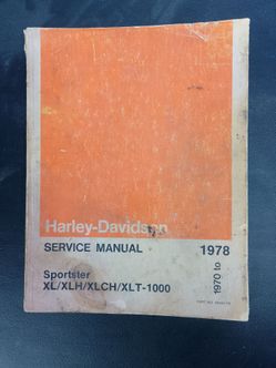 Sportster Service manual 70 to 78