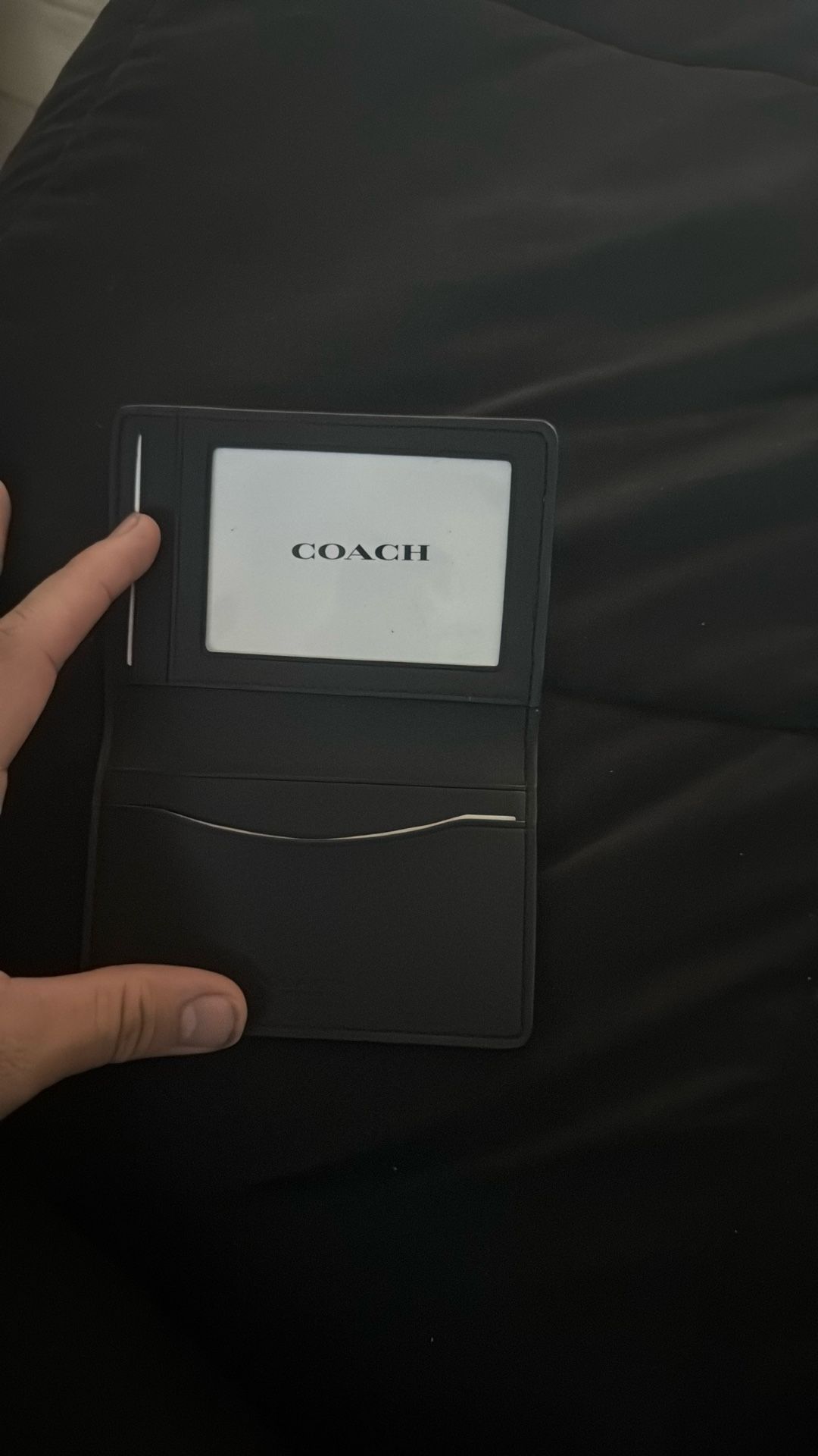 coach wallet card holder