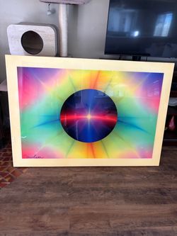 Large Rainbow Framed Print