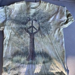 The Mountain, Peace Tree Multicolored T Shirt 