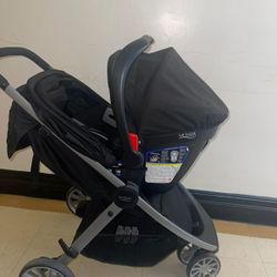 complete stroller from britax. Cruise smooth and safe with the B-Lively & B-Safe Ultra Travel System, featuring all-wheel suspension and a lightweight