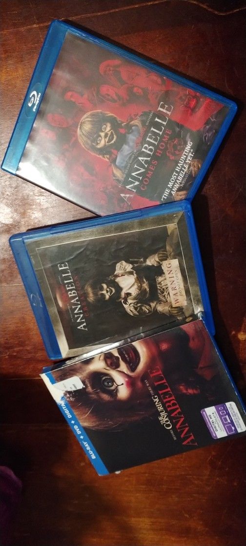 Anabelle Trilogy Blu-ray Movie Collection